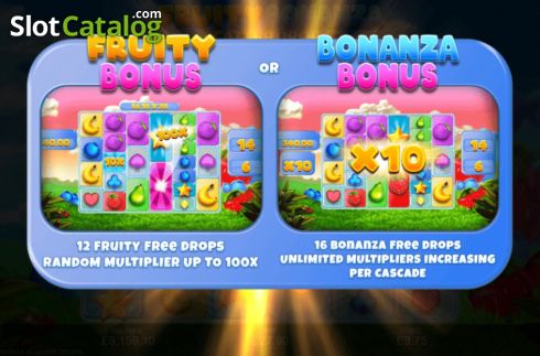 Οθόνη6. Fruity Bonanza Scatter Drops Κουλοχέρης