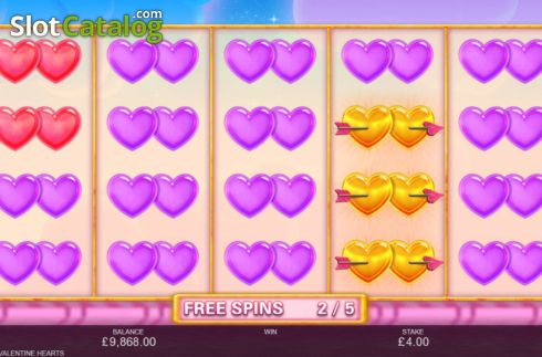 Οθόνη9. Stacked Valentine Hearts Κουλοχέρης