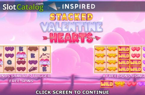Οθόνη2. Stacked Valentine Hearts Κουλοχέρης