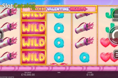 Οθόνη3. Stacked Valentine Hearts Κουλοχέρης