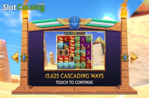 Οθόνη3. Scarab Gold Κουλοχέρης
