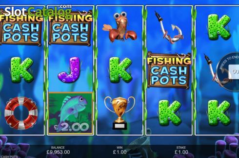 Οθόνη3. Fishing Cash Pots Κουλοχέρης 