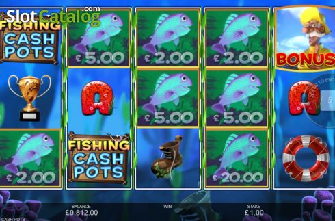 Οθόνη6. Fishing Cash Pots Κουλοχέρης 