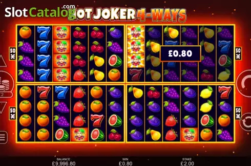 Οθόνη4. Hot Joker 4 Ways Κουλοχέρης 