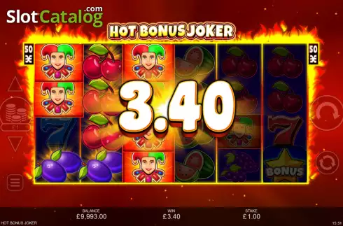 Οθόνη3. Hot Bonus Joker Κουλοχέρης