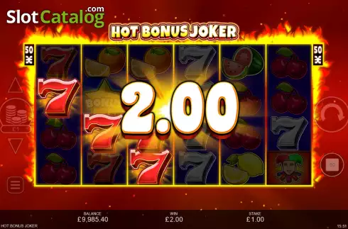 Οθόνη5. Hot Bonus Joker Κουλοχέρης