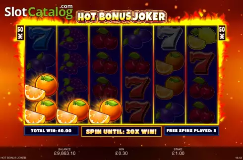 Οθόνη6. Hot Bonus Joker Κουλοχέρης
