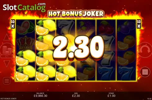 Οθόνη9. Hot Bonus Joker Κουλοχέρης