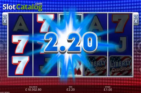 Οθόνη4. Liberty Cash Spins Κουλοχέρης