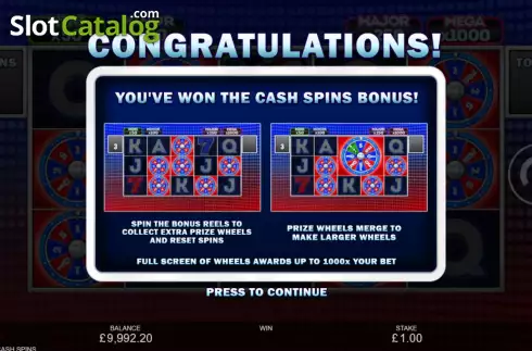 Οθόνη6. Liberty Cash Spins Κουλοχέρης