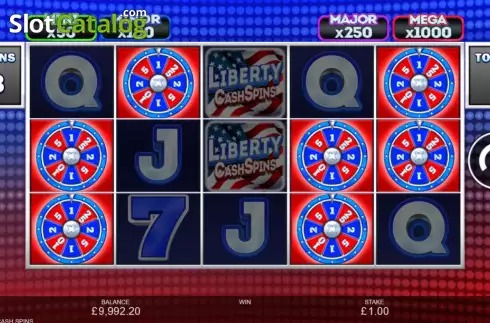 Οθόνη7. Liberty Cash Spins Κουλοχέρης