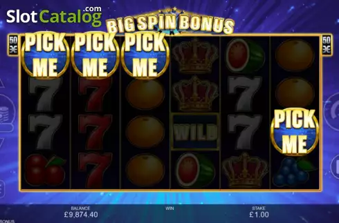 Οθόνη8. Big Spin Bonus Κουλοχέρης