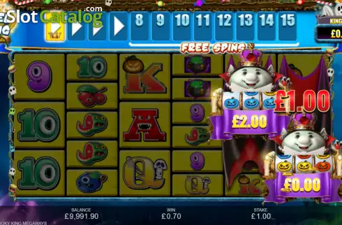 Οθόνη5. Reel Spooky King Megaways Κουλοχέρης