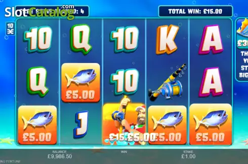 Οθόνη9. Big Fishing Fortune Κουλοχέρης