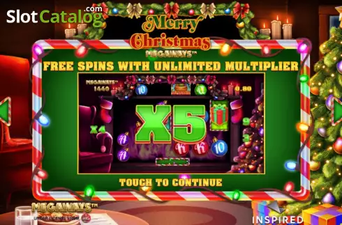 Οθόνη2. Merry Christmas Megaways Κουλοχέρης