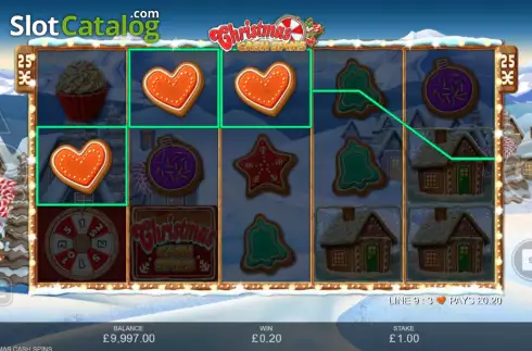 Οθόνη4. Christmas Cash Spins Κουλοχέρης