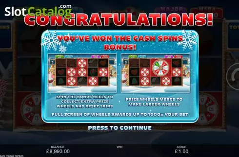 Οθόνη8. Christmas Cash Spins Κουλοχέρης