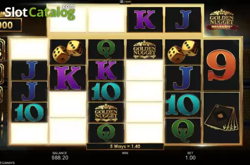 Οθόνη4. Golden Nugget Megaways Κουλοχέρης 