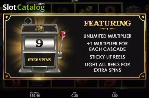 Οθόνη6. Golden Nugget Megaways Κουλοχέρης 