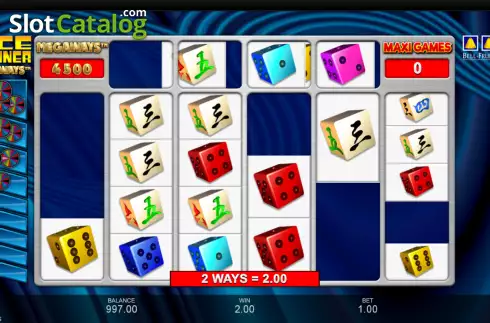 Οθόνη3. Dice Spinner Megaways Κουλοχέρης