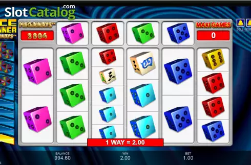 Οθόνη4. Dice Spinner Megaways Κουλοχέρης