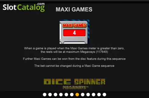 Οθόνη7. Dice Spinner Megaways Κουλοχέρης
