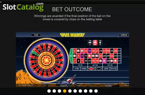 Οθόνη5. Space Invaders Roulette Κουλοχέρης