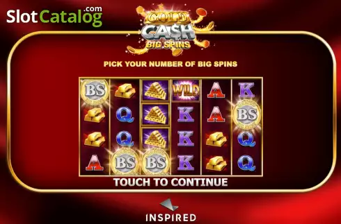 Οθόνη2. Gold Cash Big Spins Κουλοχέρης