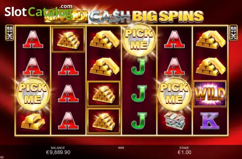 Οθόνη7. Gold Cash Big Spins Κουλοχέρης