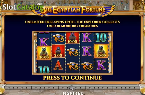 Οθόνη2. Big Egyptian Fortune Κουλοχέρης