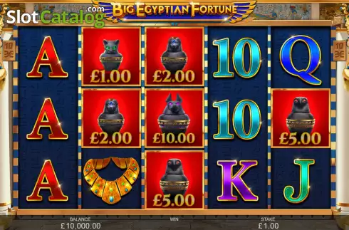 Οθόνη3. Big Egyptian Fortune Κουλοχέρης