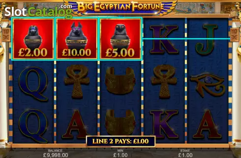 Οθόνη5. Big Egyptian Fortune Κουλοχέρης