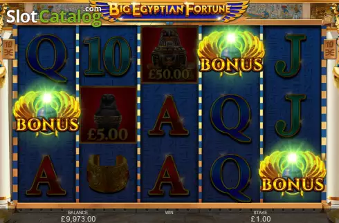 Οθόνη6. Big Egyptian Fortune Κουλοχέρης