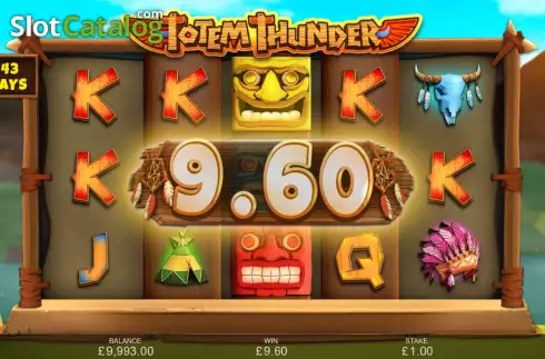 Οθόνη4. Totem Thunder (Inspired Gaming) Κουλοχέρης