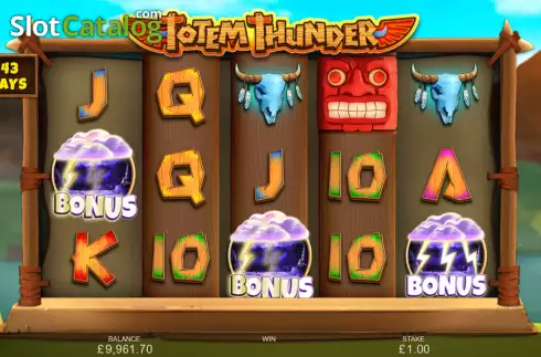 Οθόνη7. Totem Thunder (Inspired Gaming) Κουλοχέρης
