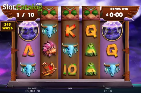 Οθόνη9. Totem Thunder (Inspired Gaming) Κουλοχέρης