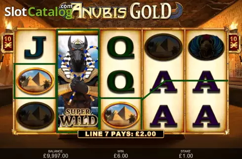 Οθόνη4. Anubis Gold (Inspired Gaming) Κουλοχέρης