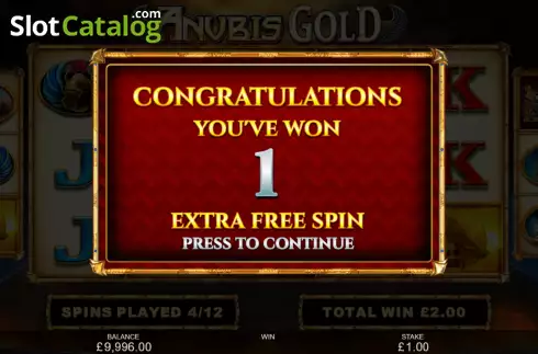 Οθόνη7. Anubis Gold (Inspired Gaming) Κουλοχέρης