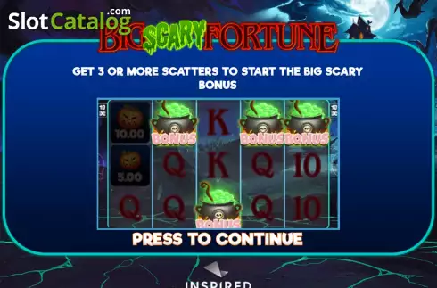 Οθόνη2. Big Scary Fortune Κουλοχέρης
