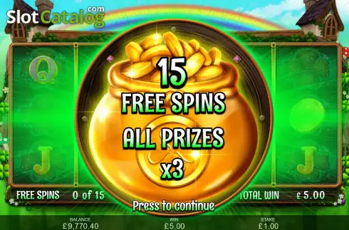 Οθόνη8. Leprechauns Lucky Charms Κουλοχέρης