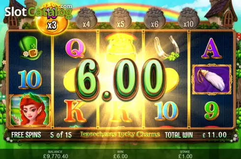 Οθόνη9. Leprechauns Lucky Charms Κουλοχέρης
