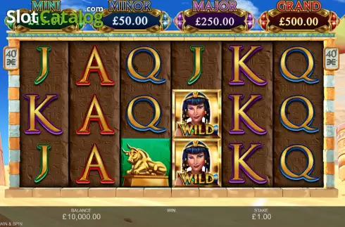 Οθόνη2. Scarab Fortunes Win and Spin Κουλοχέρης