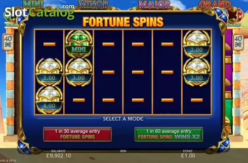 Οθόνη8. Scarab Fortunes Win and Spin Κουλοχέρης