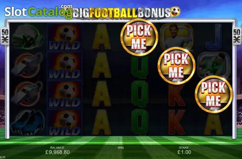 Οθόνη8. Big Football Bonus Κουλοχέρης