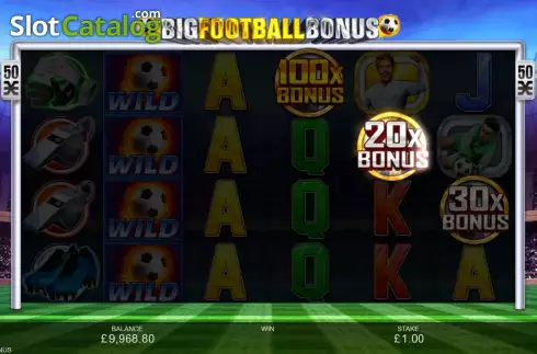 Οθόνη9. Big Football Bonus Κουλοχέρης
