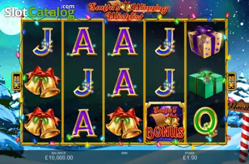 Οθόνη2. Santa's Winning Wishlist Κουλοχέρης