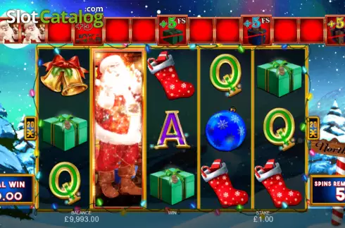 Οθόνη7. Santa's Winning Wishlist Κουλοχέρης