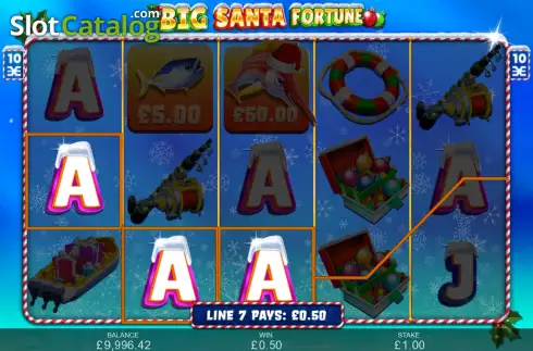Οθόνη3. Big Santa Fortune Κουλοχέρης