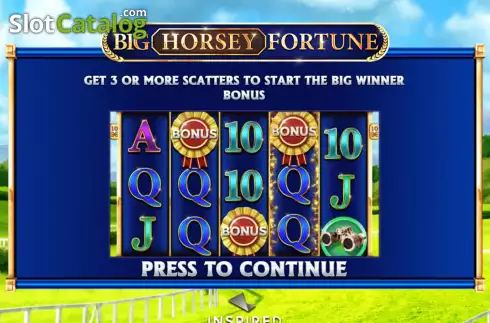 Οθόνη2. Big Horsey Fortune Κουλοχέρης