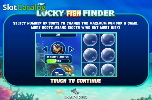 Οθόνη2. Lucky Fish Finder Κουλοχέρης
